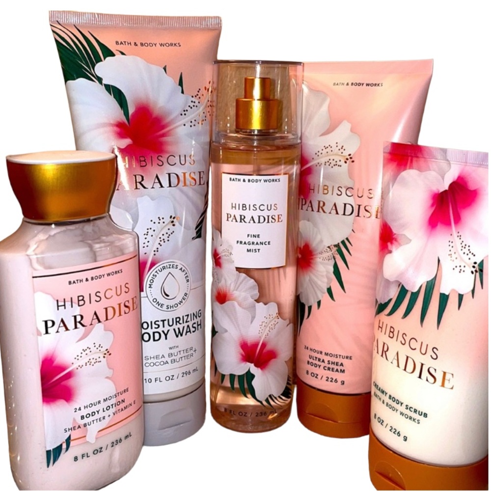 Bath & Body Works Hibiscus Paradise - Set of 5
